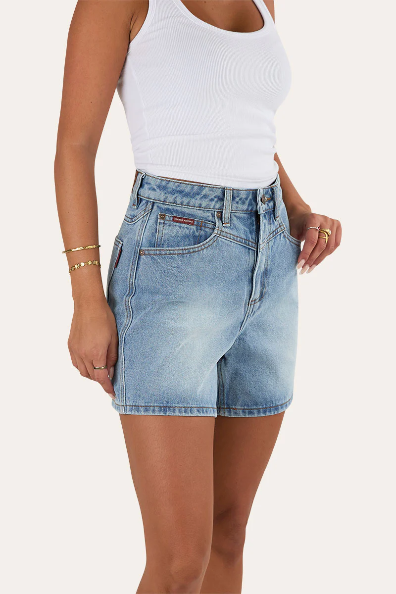 Saige Womens Denim Short - Image 7