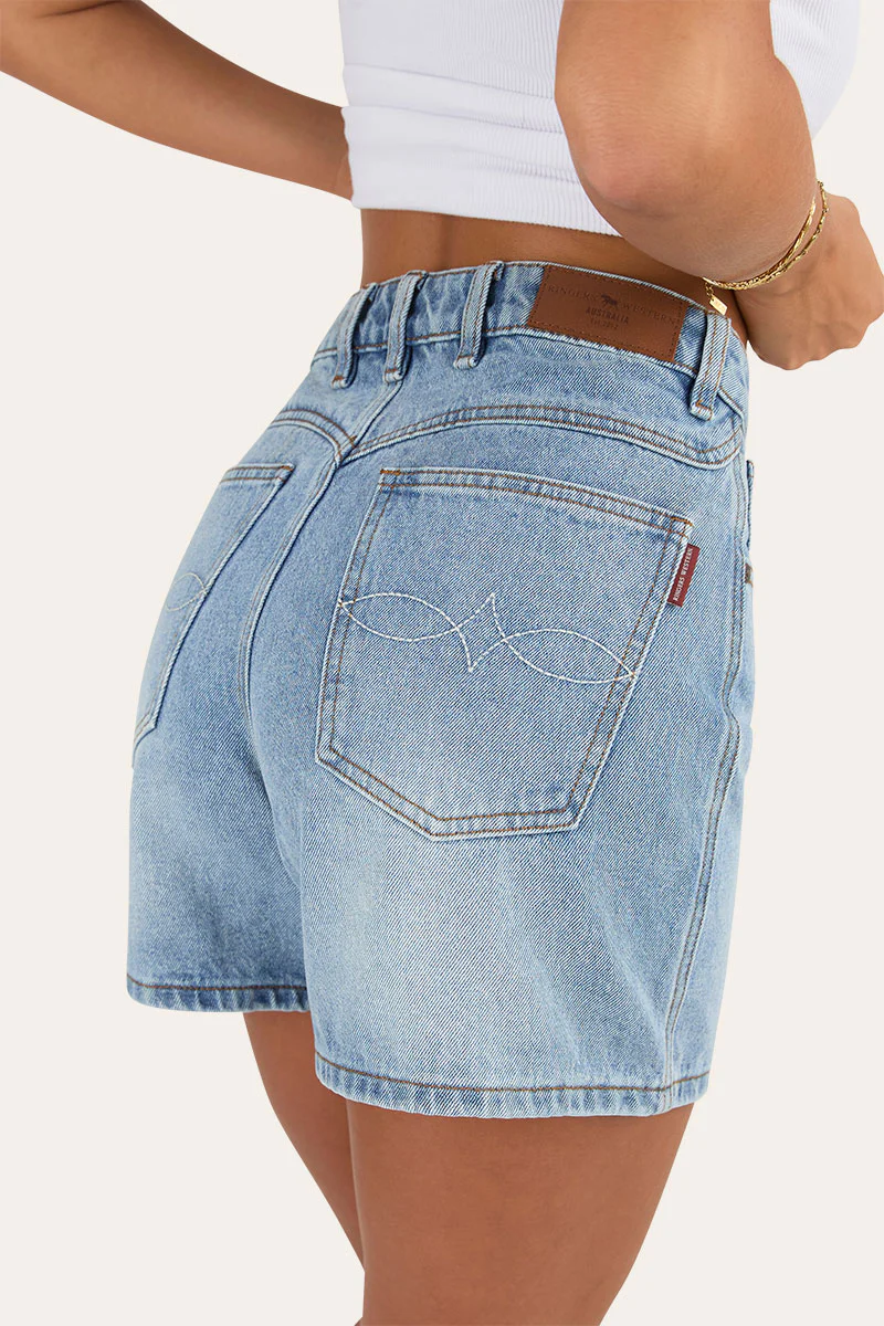 Saige Womens Denim Short - Image 8