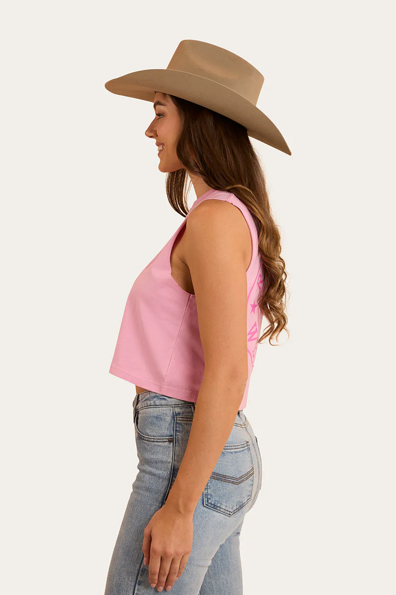 Signature Bull Womens Crop Muscle Tank - Image 9