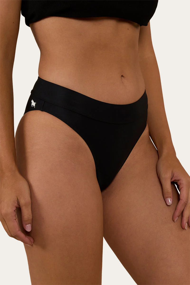 Signature Bull Womens High Waist Bikini Bottom - Image 4