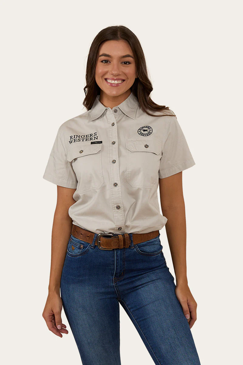 Signature Jillaroo Womens Full Button SS Work Shirt - Image 3