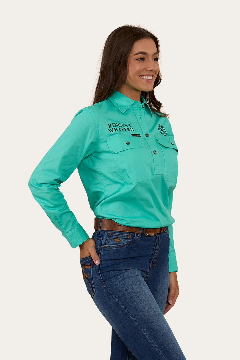Signature Jillaroo Womens Half Button Work Shirt - Image 10