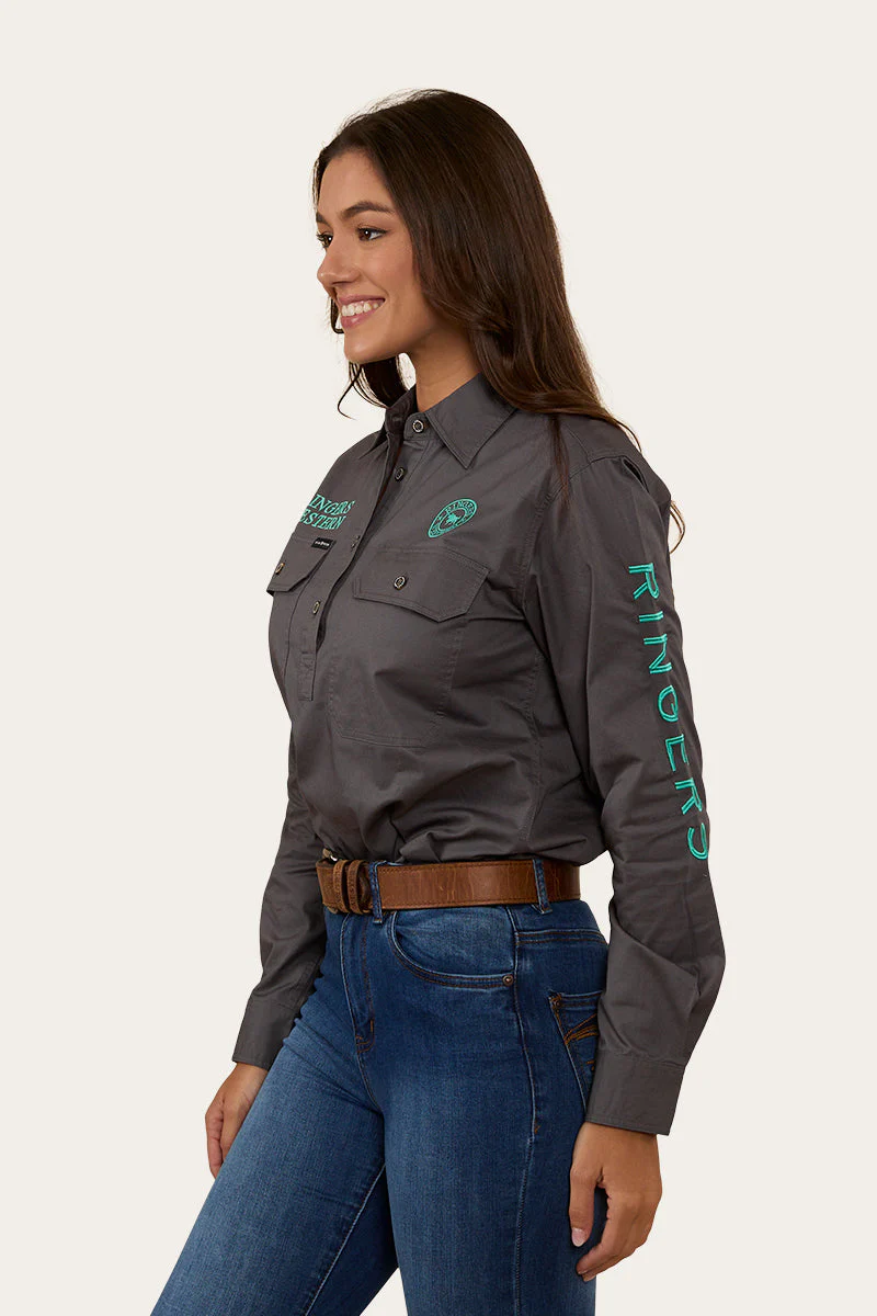 Signature Jillaroo Womens Half Button Work Shirt - Image 15
