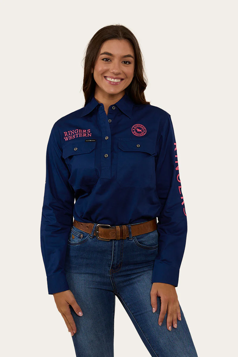Signature Jillaroo Womens Half Button Work Shirt - Image 21