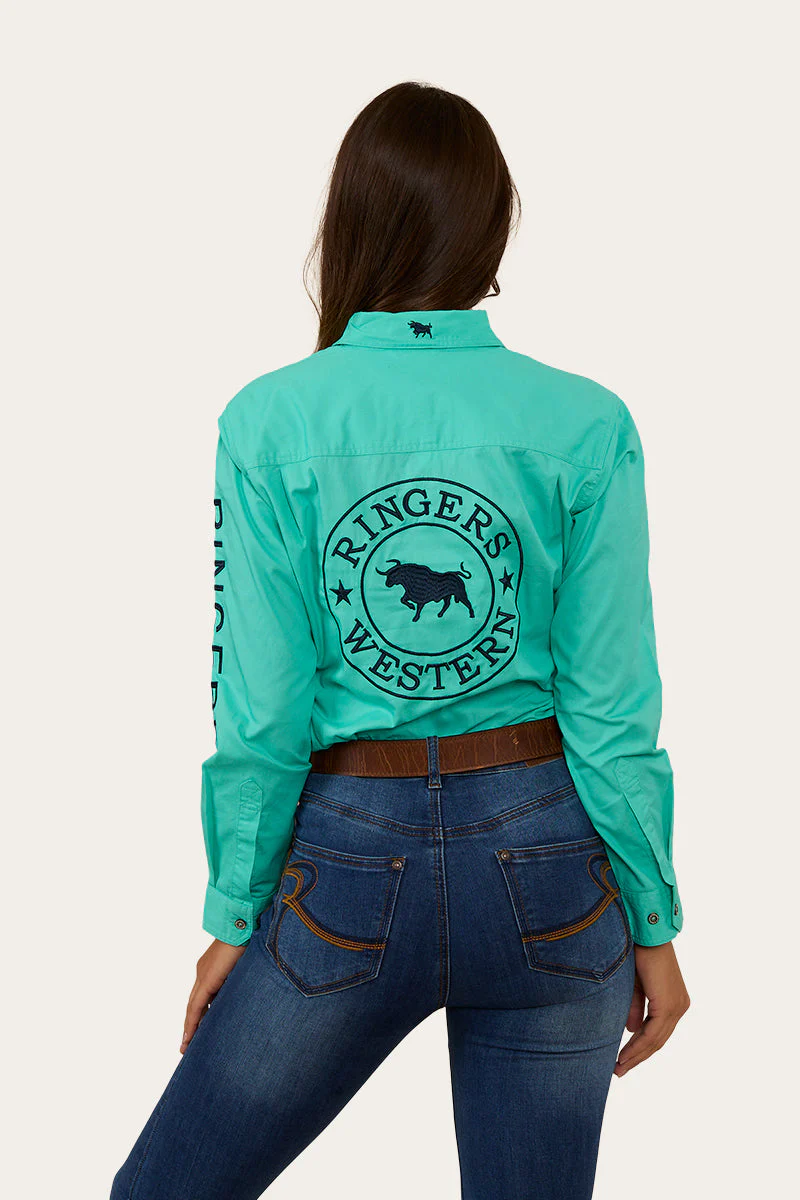 Signature Jillaroo Womens Half Button Work Shirt - Image 7