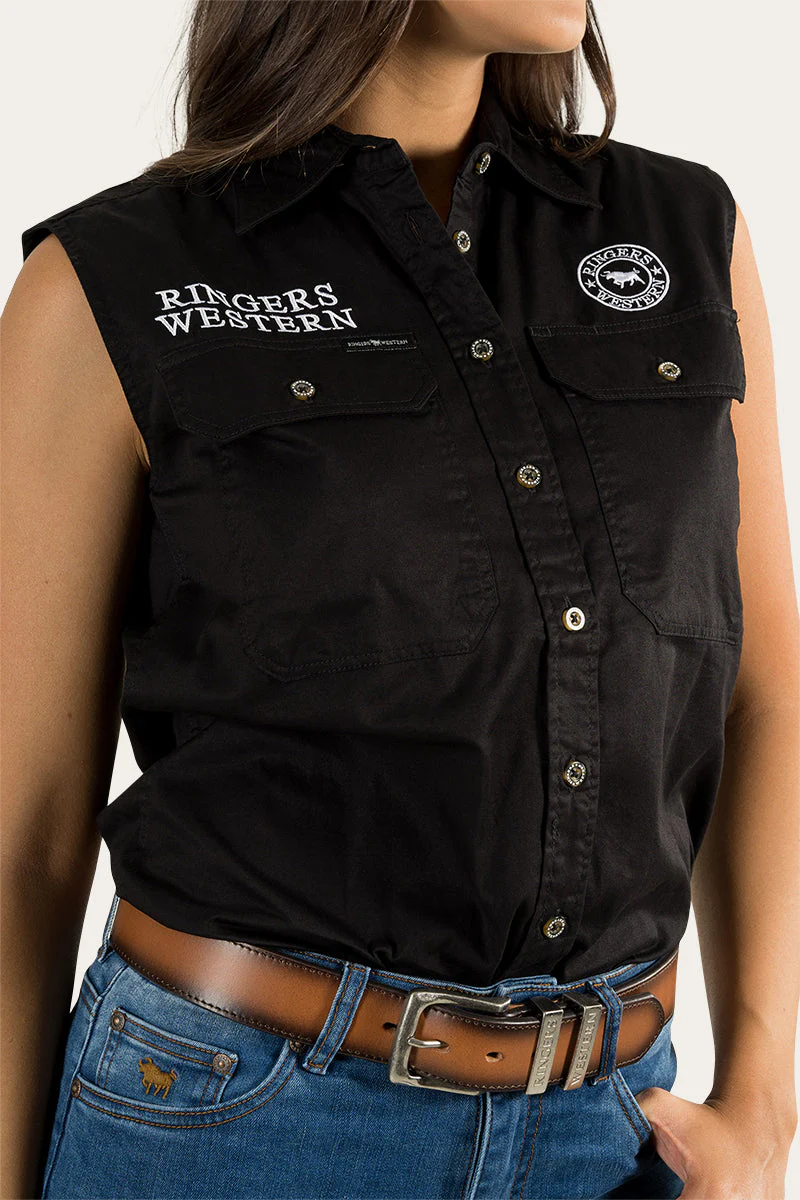 Signature Jillaroo Womens Sleeveless Work Shirt - Image 10