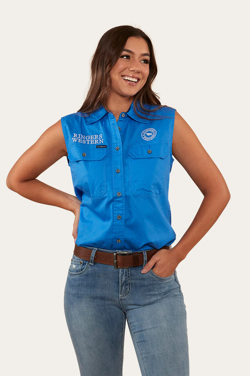 Signature Jillaroo Womens Sleeveless Work Shirt - Image 11