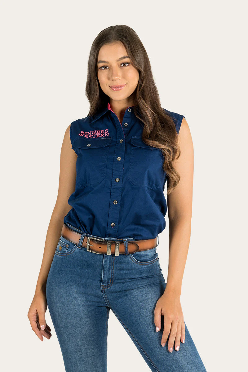 Signature Jillaroo Womens Sleeveless Work Shirt - Image 15