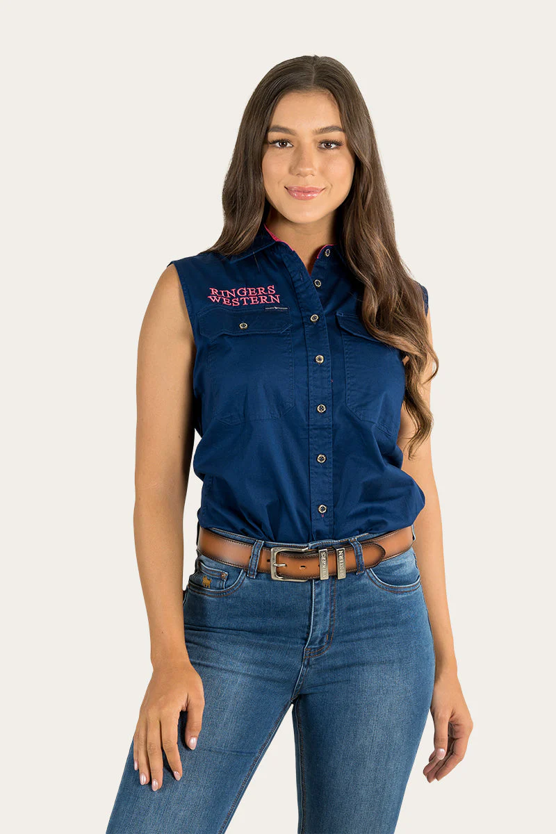 Signature Jillaroo Womens Sleeveless Work Shirt - Image 16