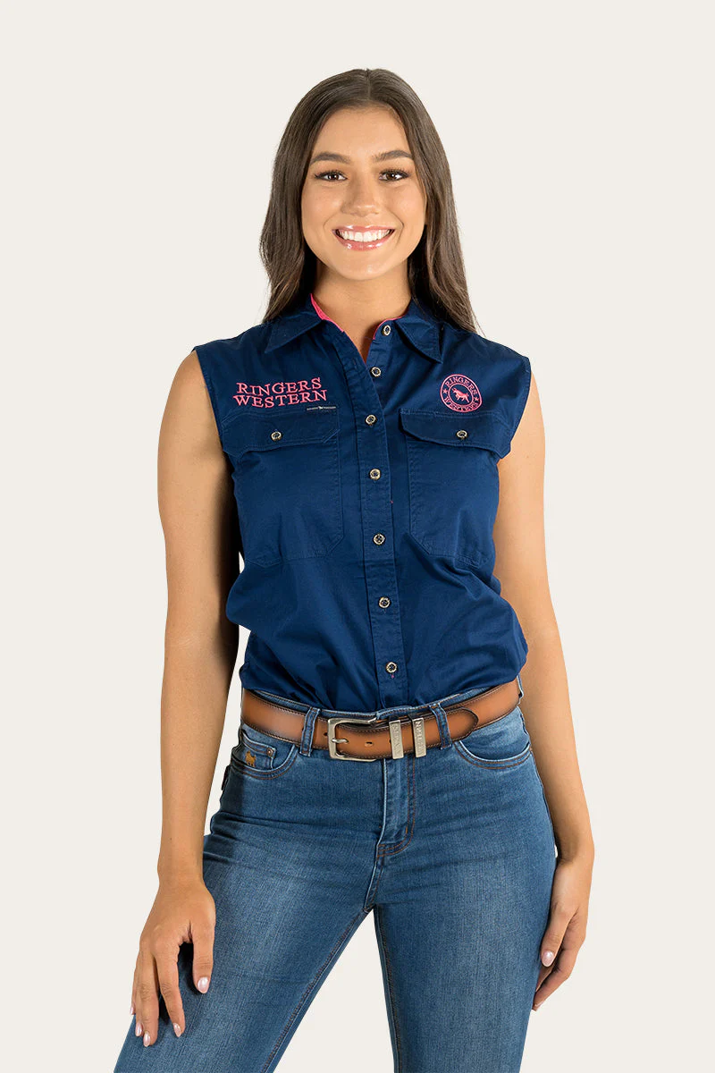 Signature Jillaroo Womens Sleeveless Work Shirt - Image 17