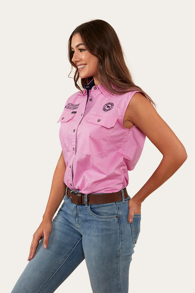 Signature Jillaroo Womens Sleeveless Work Shirt - Image 22