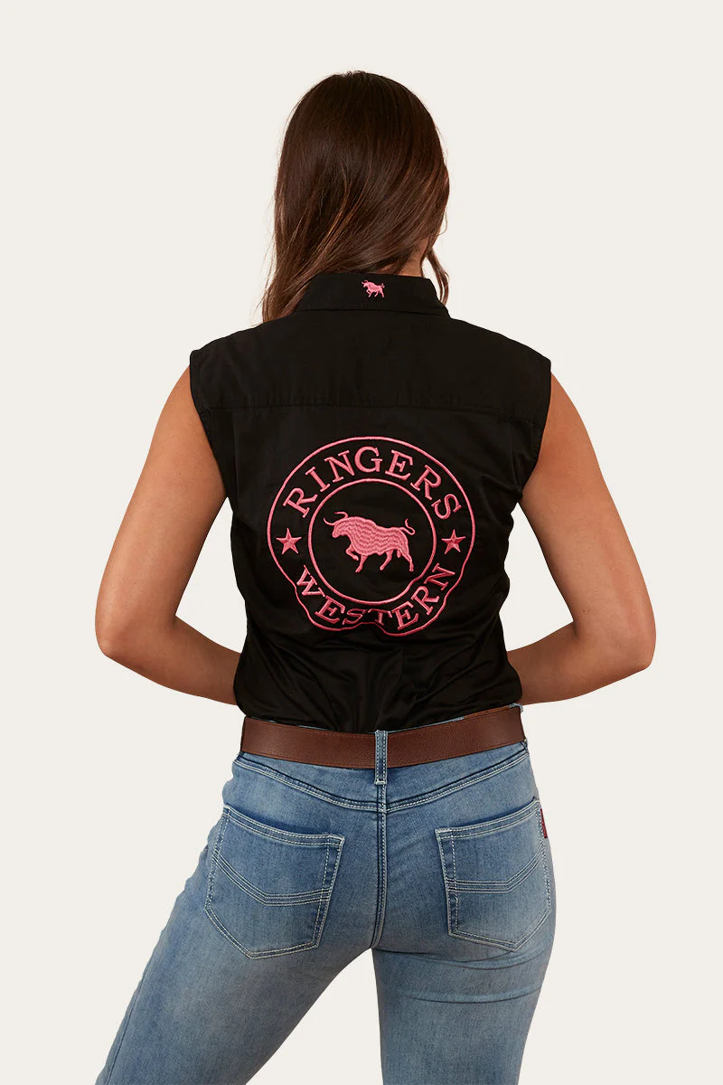 Signature Jillaroo Womens Sleeveless Work Shirt - Image 3