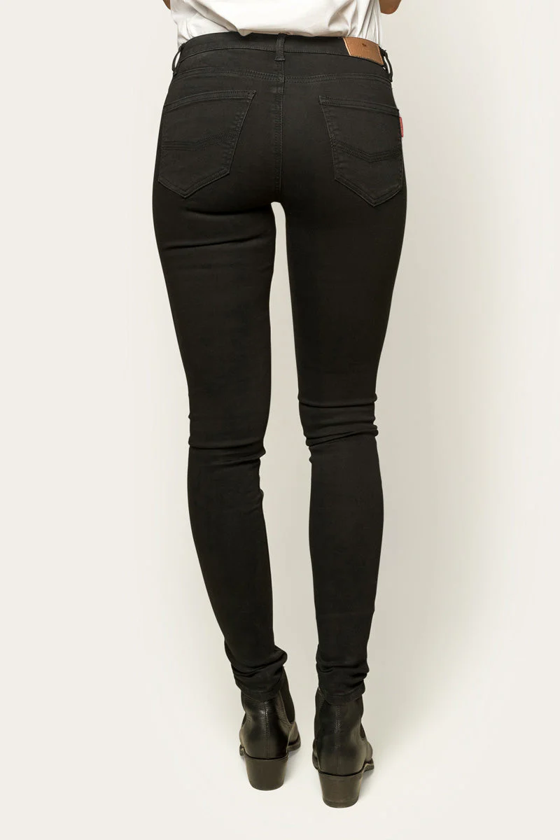 Sophie Womens Mid Rise Skinny Leg Jeans - Image 2