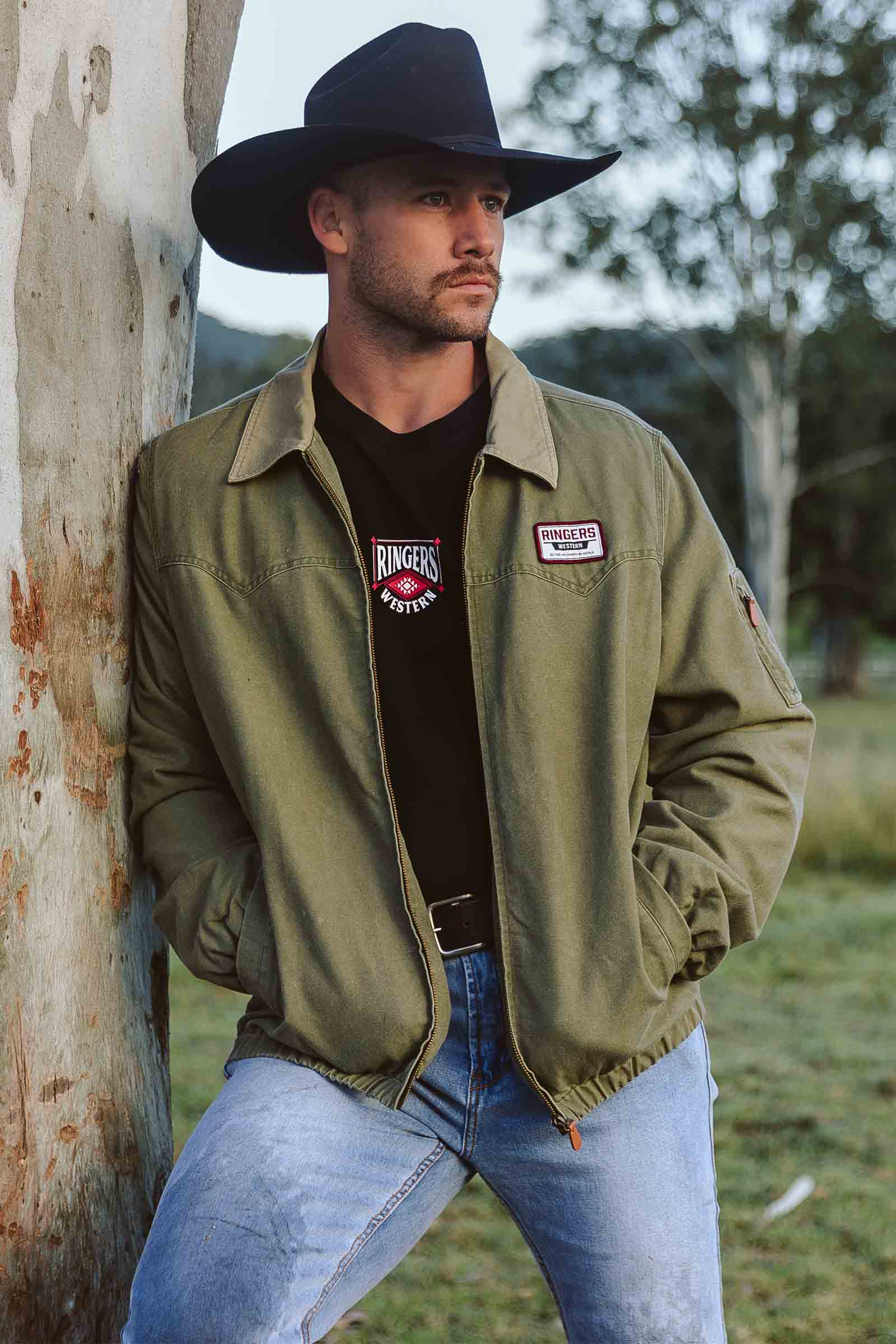 Suffolk Mens Western Bomber Jacket