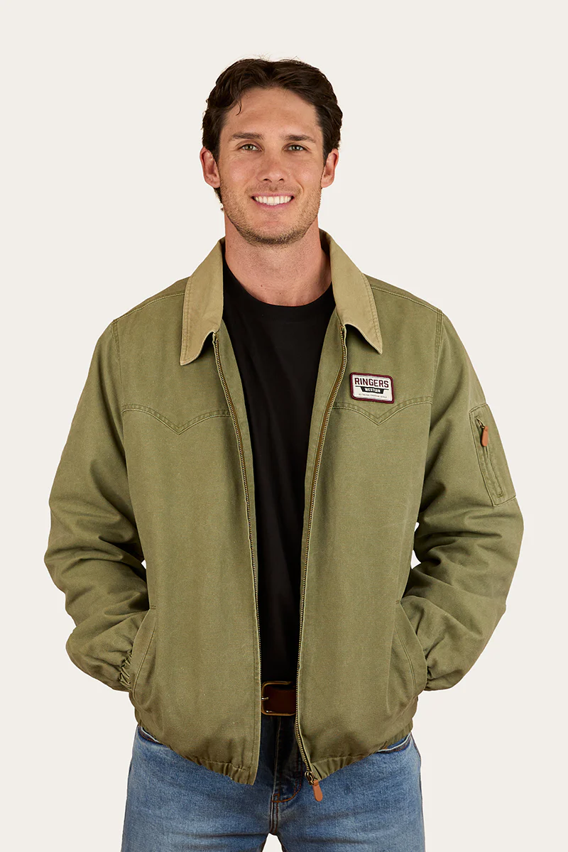 Suffolk Mens Western Bomber Jacket - Image 2