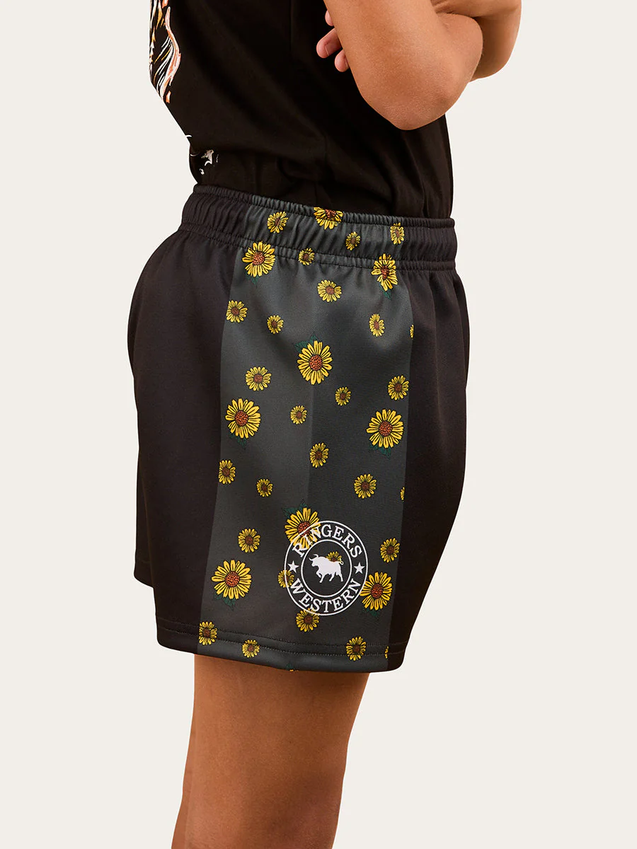 Sunflowers Kids Footy Short - Image 4