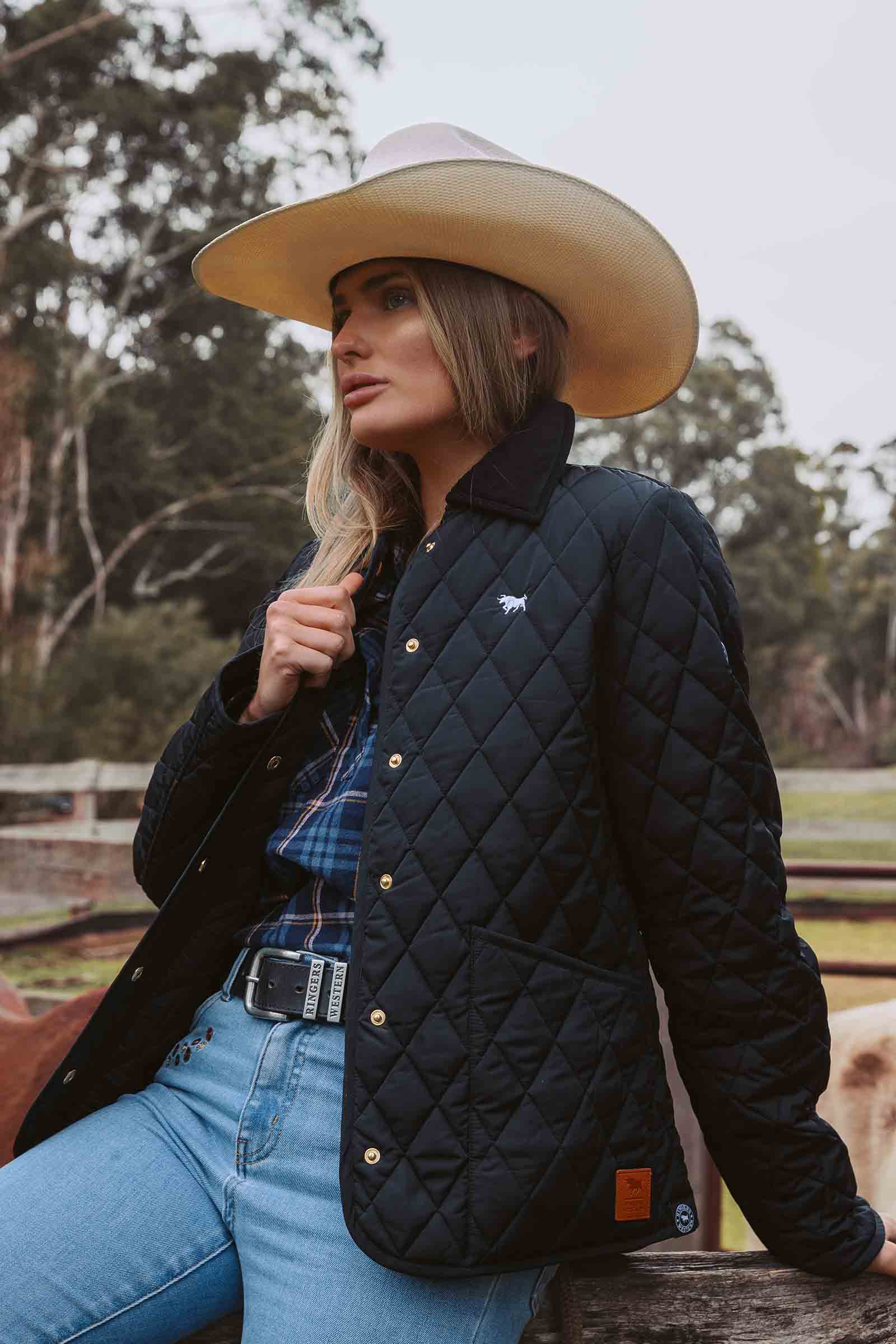 Swan River Womens Quilted Jacket