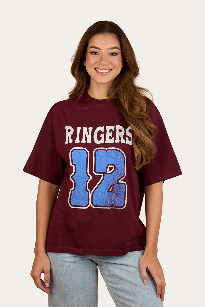 Team Ringers Womens Oversized T-Shirt - Image 3