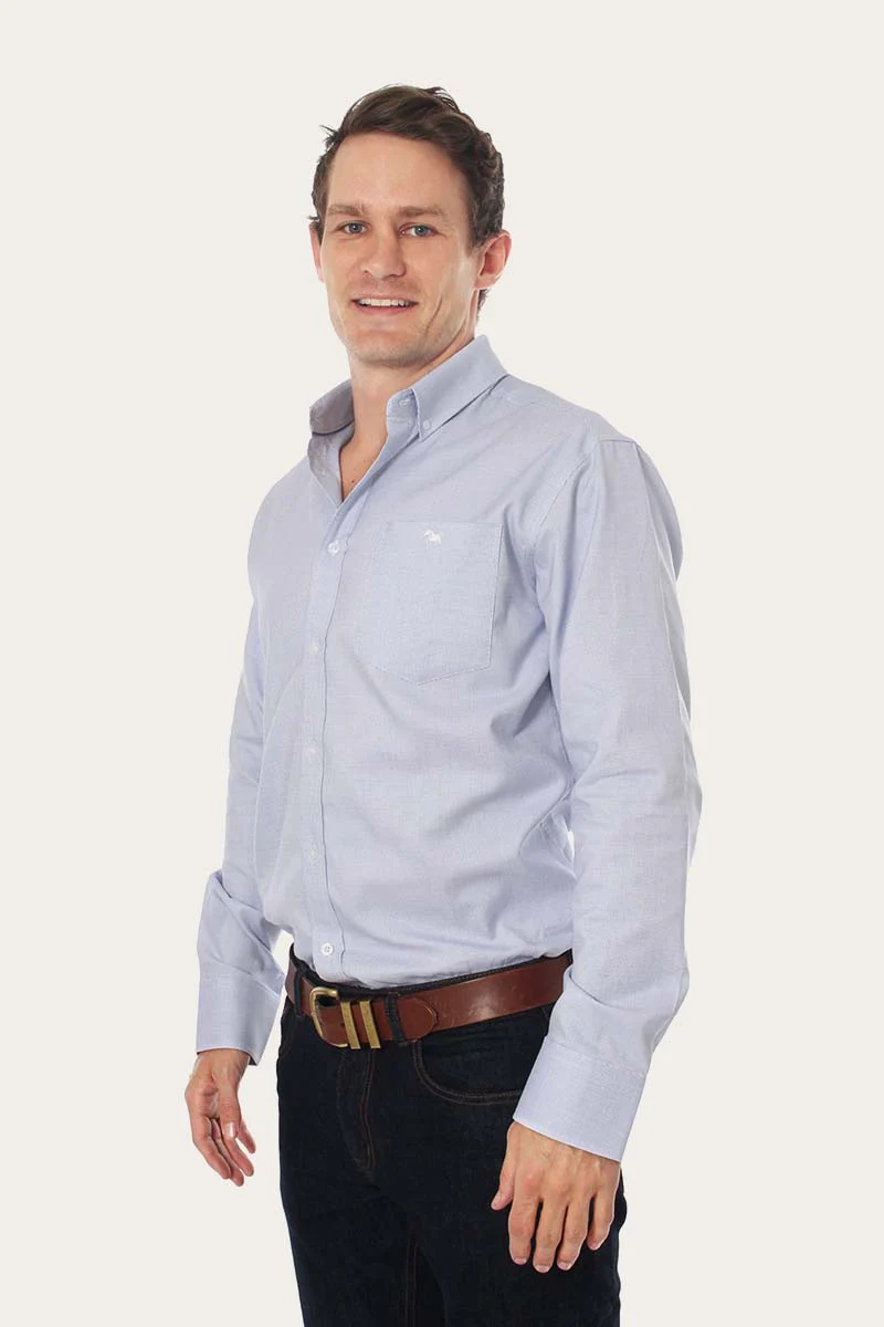 Territory Mens Micro Check Dress Shirt - Image 6