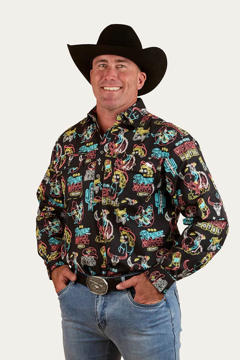 The Dyno Mens Limited Edition Half Button Work Shirt - Image 4