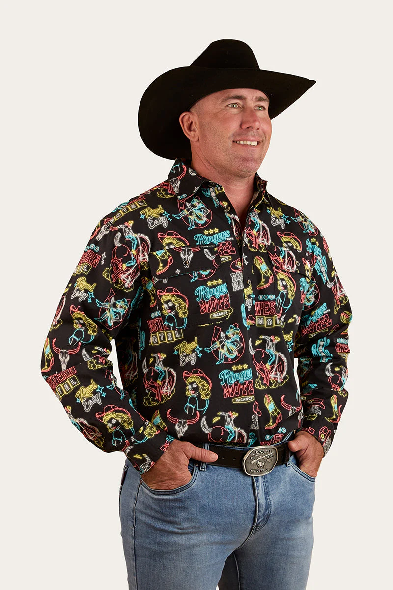 The Dyno Mens Limited Edition Half Button Work Shirt - Image 6