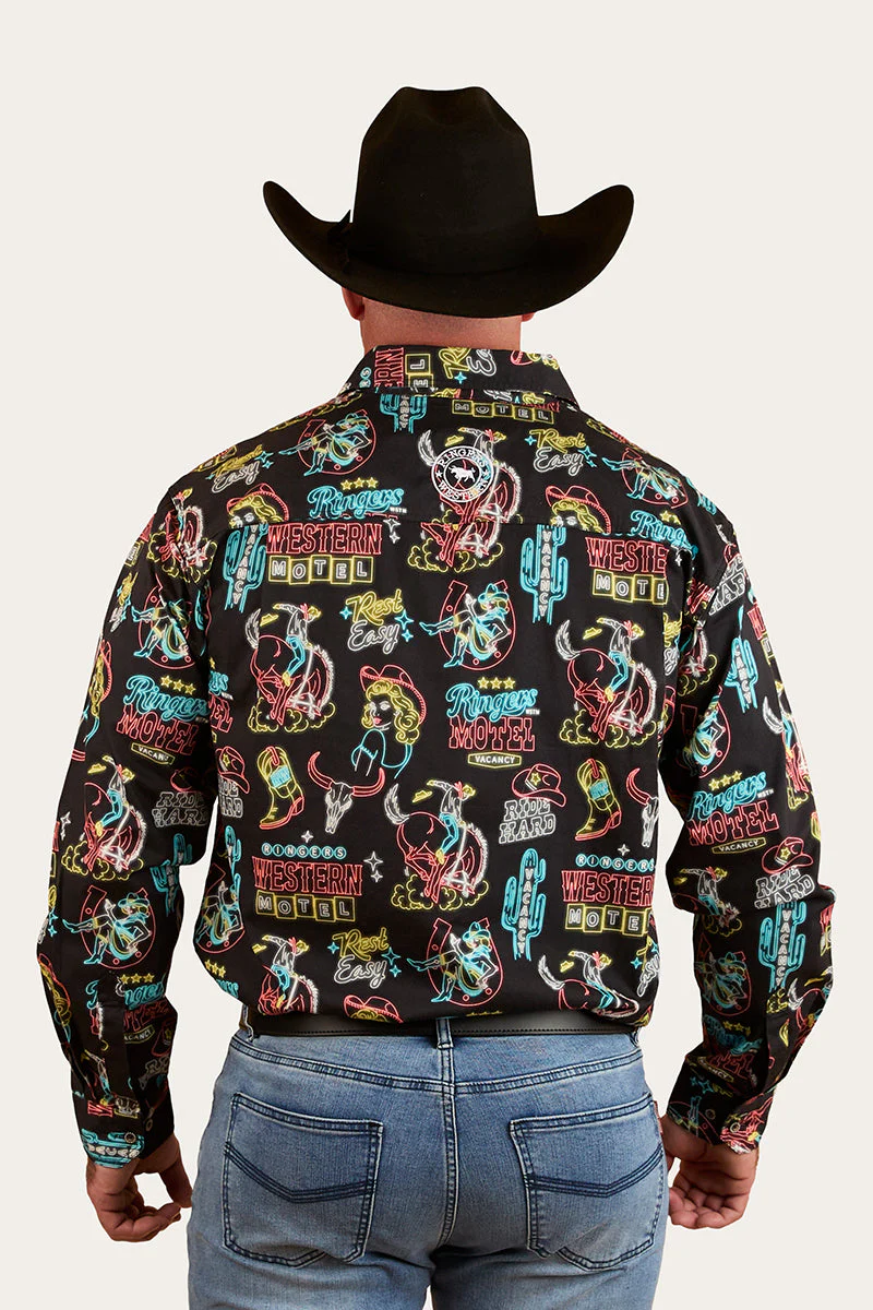 The Dyno Mens Limited Edition Half Button Work Shirt - Image 7