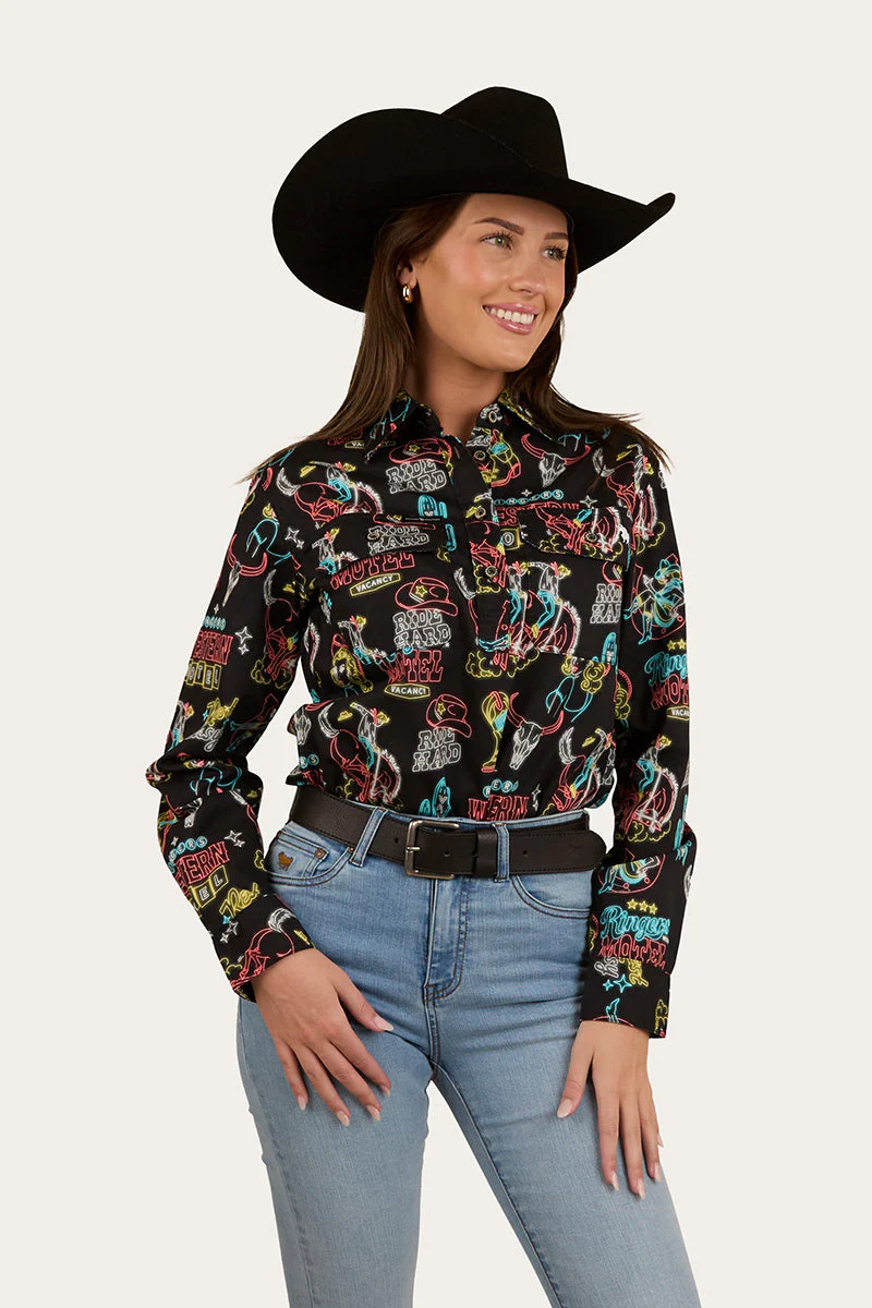 The Dyno Womens Limited Edition Half Button Work Shirt - Image 3