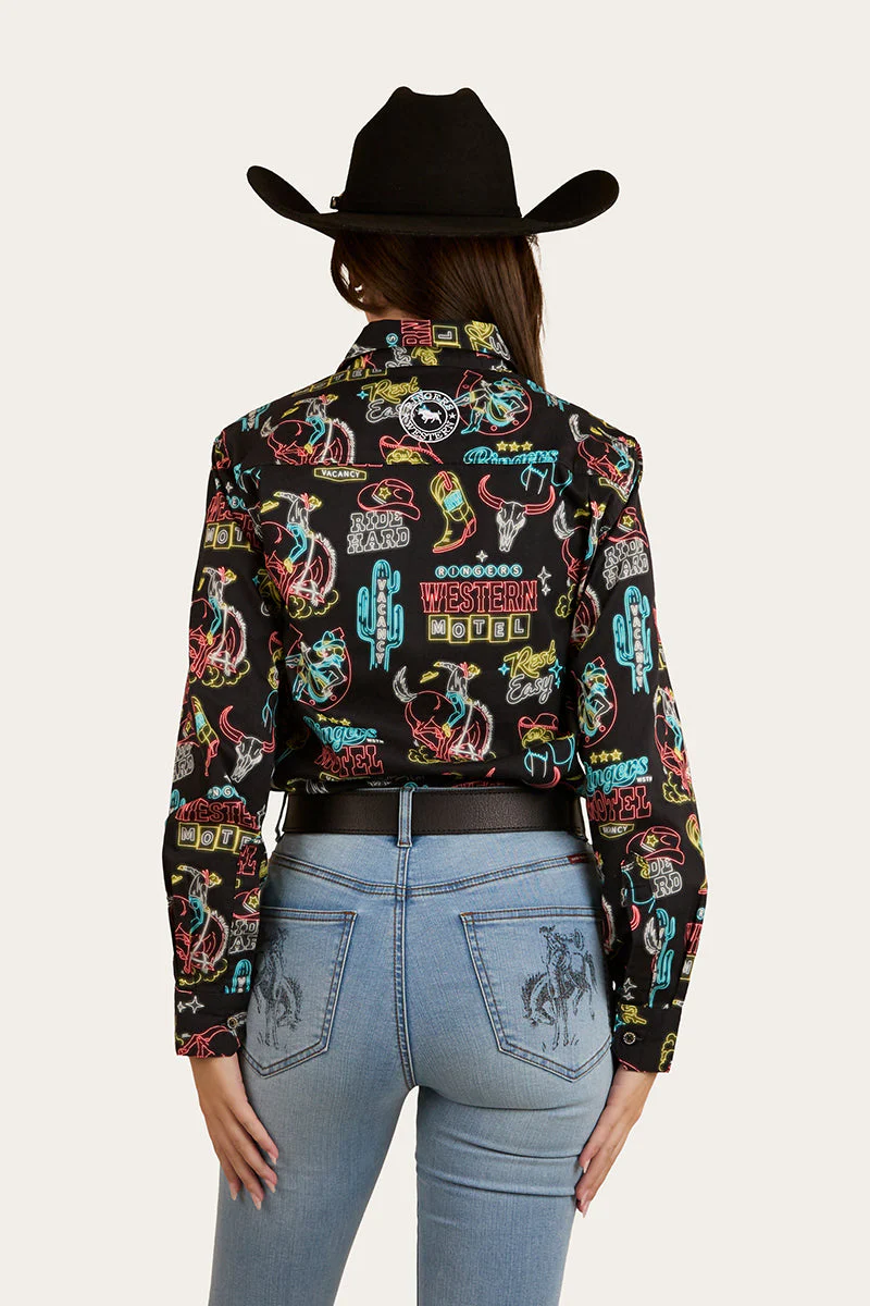 The Dyno Womens Limited Edition Half Button Work Shirt - Image 4