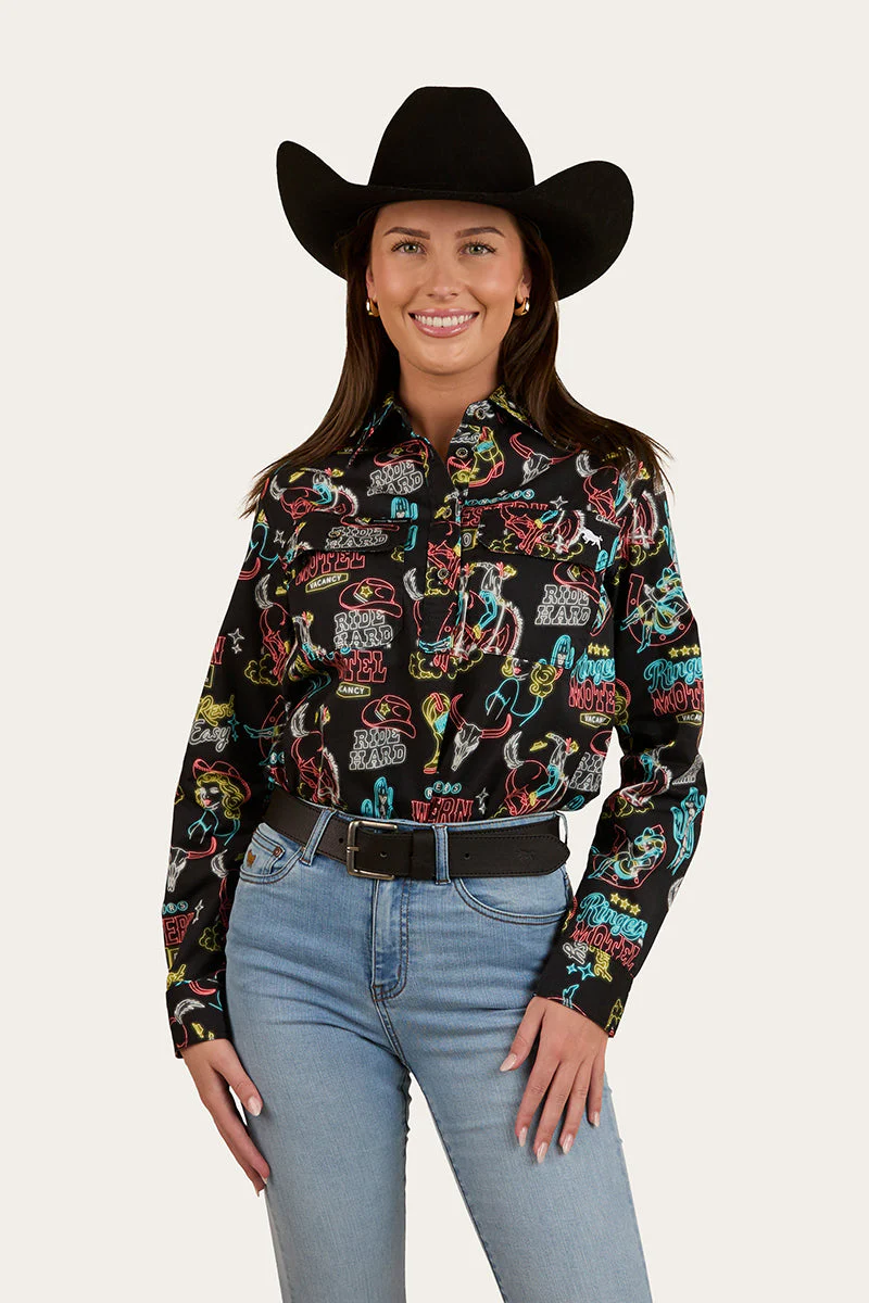 The Dyno Womens Limited Edition Half Button Work Shirt - Image 5