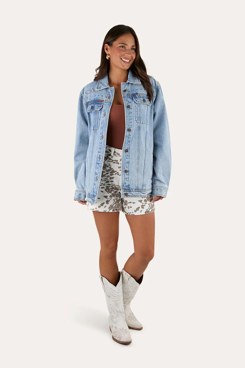 The Hoedown Womens Denim Jacket - Image 4
