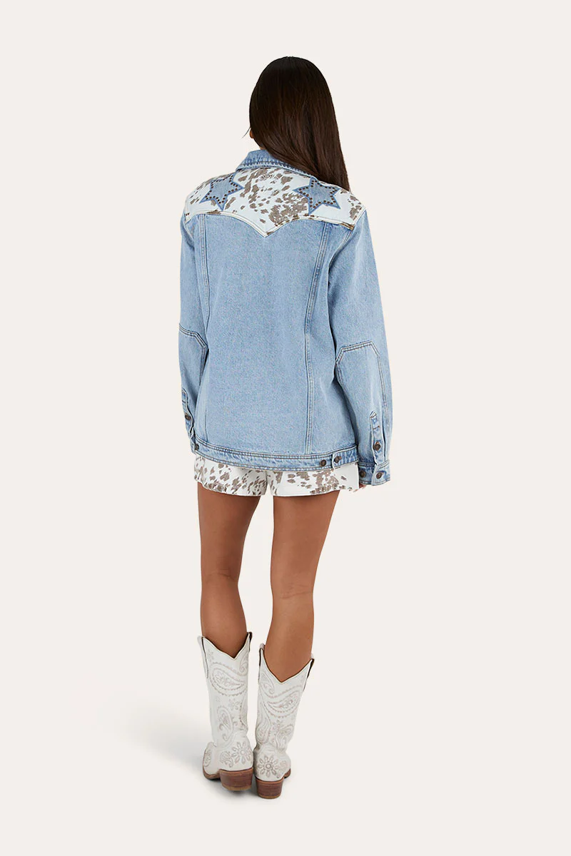 The Hoedown Womens Denim Jacket - Image 8