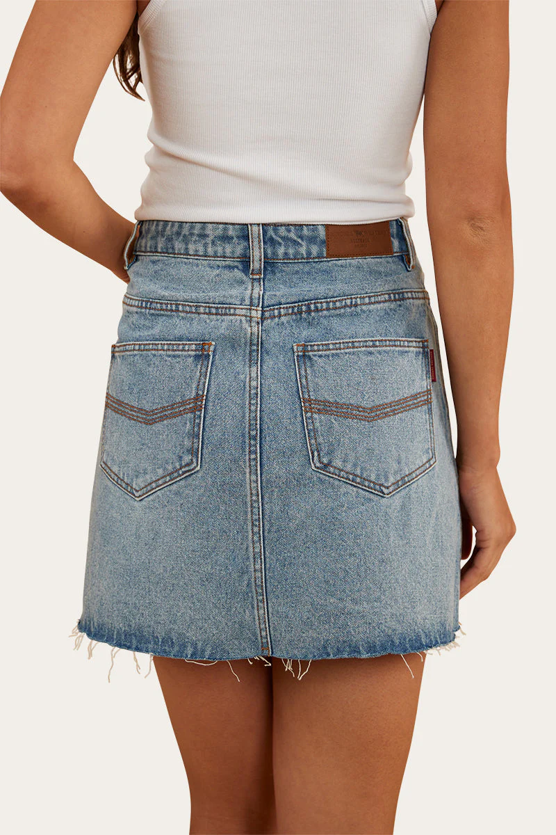 Venice Womens Denim Skirt - Image 4