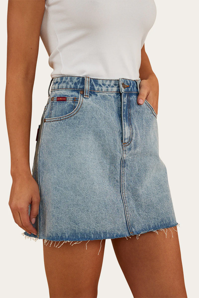 Venice Womens Denim Skirt - Image 5