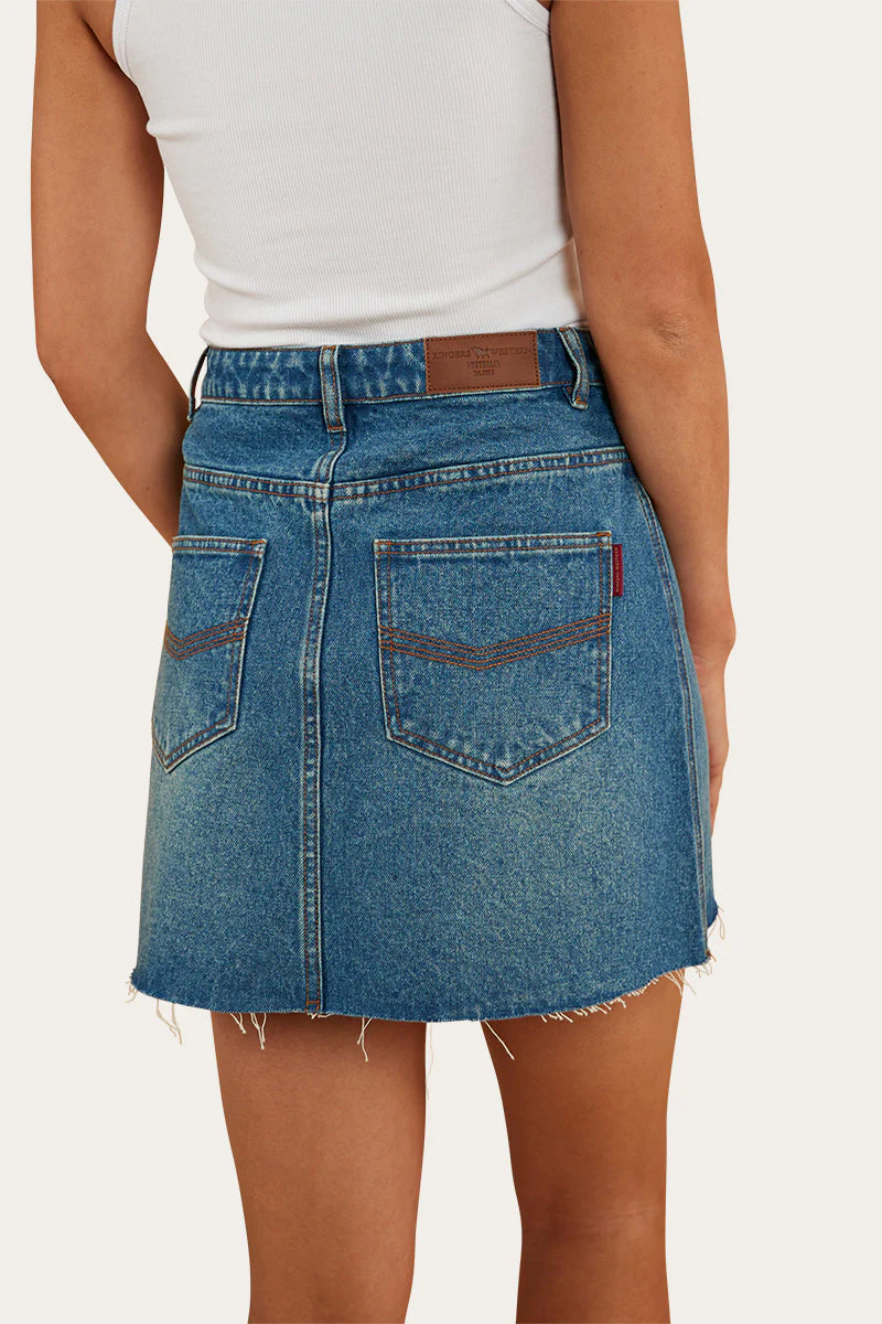 Venice Womens Denim Skirt - Image 8