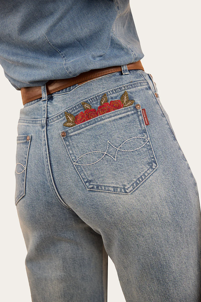 Visalia Rose Womens Wide Leg Jean - Image 6