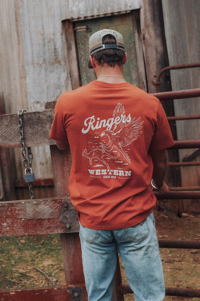Wedge-tail Rampage Mens Loose Fit T-Shirt - Image 3