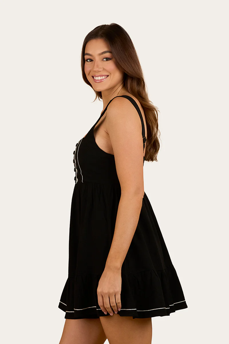 Westley Womens Embroidered Mini Dress - Image 5